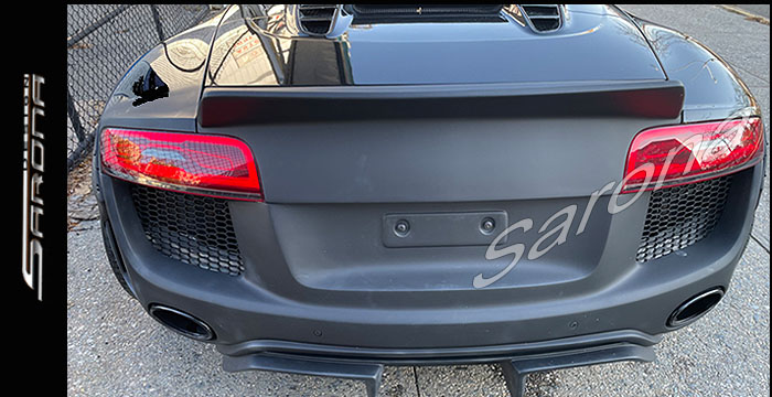 Custom Audi R8  Convertible Trunk Wing (2008 - 2012) - $690.00 (Part #AD-023-TW)